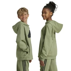 Adidas Future Icons Logo hoodie junior tent green black
