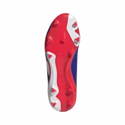 Adidas Predator League FG voetbalschoenen junior lucid blue cloud white solar red