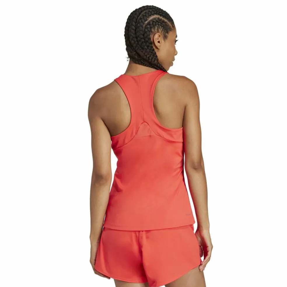 Adidas Y-Tank tennis tanktop dames semi lucid red