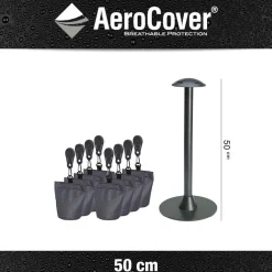 Aerocover Beschermhoes verhoger inclusief zandzakken