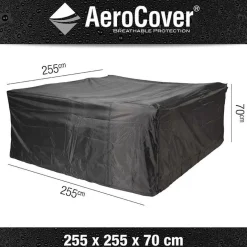 Aerocover Loungesethoes 255 x 255 x 70 antracie