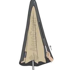 Aerocover Parasolhoes 250 x 55-60 antraciet