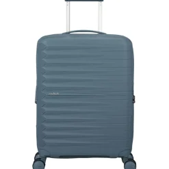 American Tourister  Fastforward Spinner 55 koffer steel blue