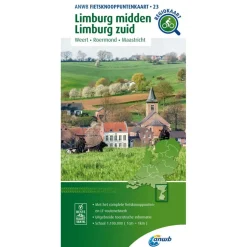 ANWB Knooppunten 23 Limburg Midden Limburg Zuid  fietskaart