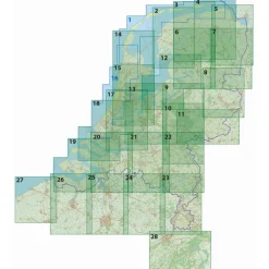 ANWB Knooppunten 23 Limburg Midden Limburg Zuid  fietskaart