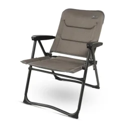 Bardani NAVARA 3D Comfort campingstoel platina grey