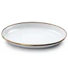 Barebones Emaille plat bord  ø 210 mm egg shell 2-pack