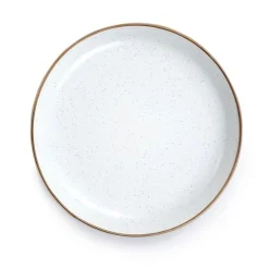 Barebones Emaille plat bord  ø 210 mm egg shell 2-pack