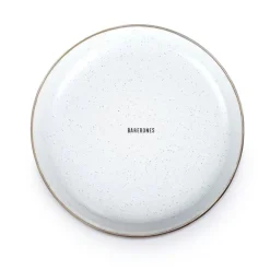 Barebones Emaille plat bord  ø 210 mm egg shell 2-pack
