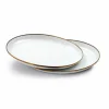 Barebones Emaille plat bord ø 280 mm eggshell 2-pack
