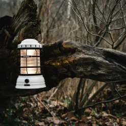 Barebones Forest USB lantaarn vintage white