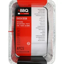 BBQ Aluminium bakken 4 stuks