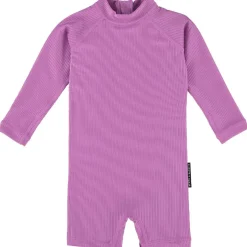 Beach & Bandits  Orchid Ribbed badpak baby purple