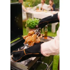 Boretti Carbone houtskoolbarbecue black