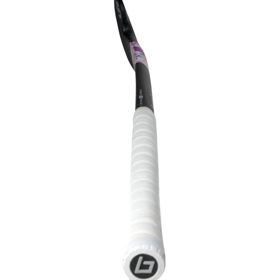 Brabo Pure 20 Pro Bow hockeystick black purple - 36,5 inch
