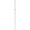 Campking Stormstok met voet aluminium 28 / 25 mm 170 - 260  cm QG