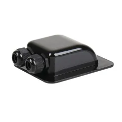 Carbest dakdoorvoer dubbel voor zonnepaneel black