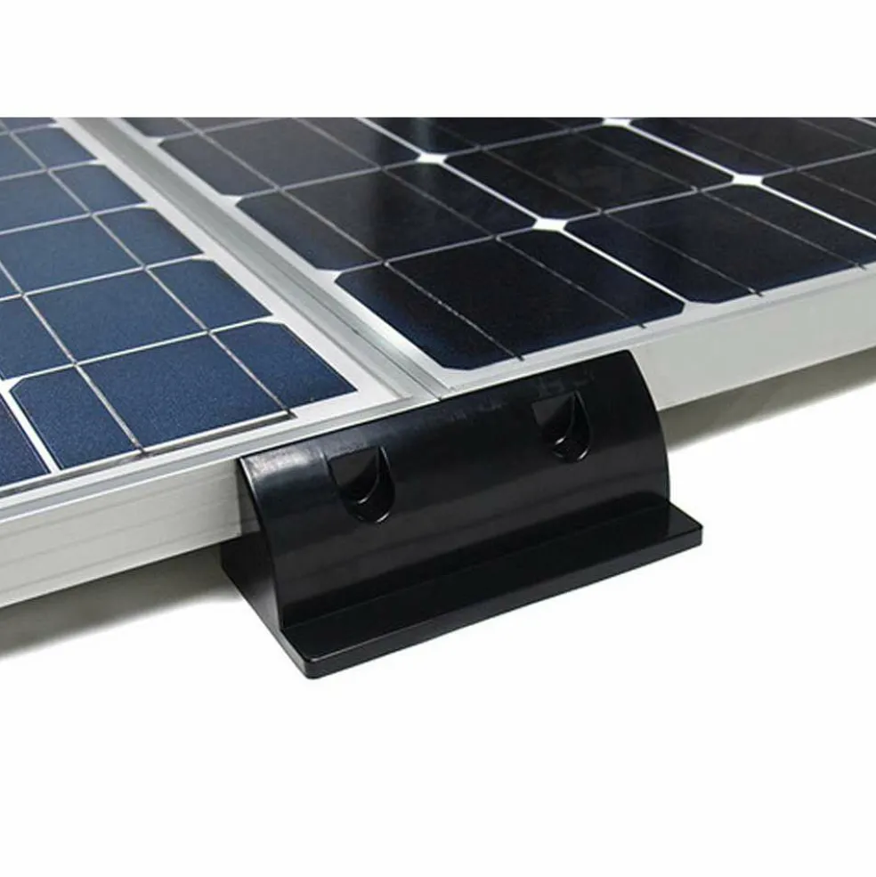 Carbest montagesteunen voor zonnepaneel 18 cm black per 2 stuks