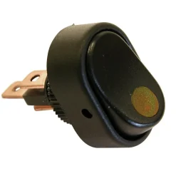 Carpoint schakelaar 12V led rond geel