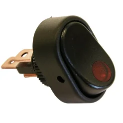 Carpoint schakelaar 12V led rond rood