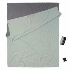 Cocoon TravelSheet 2-persoons katoenen lakenzak elephant grey