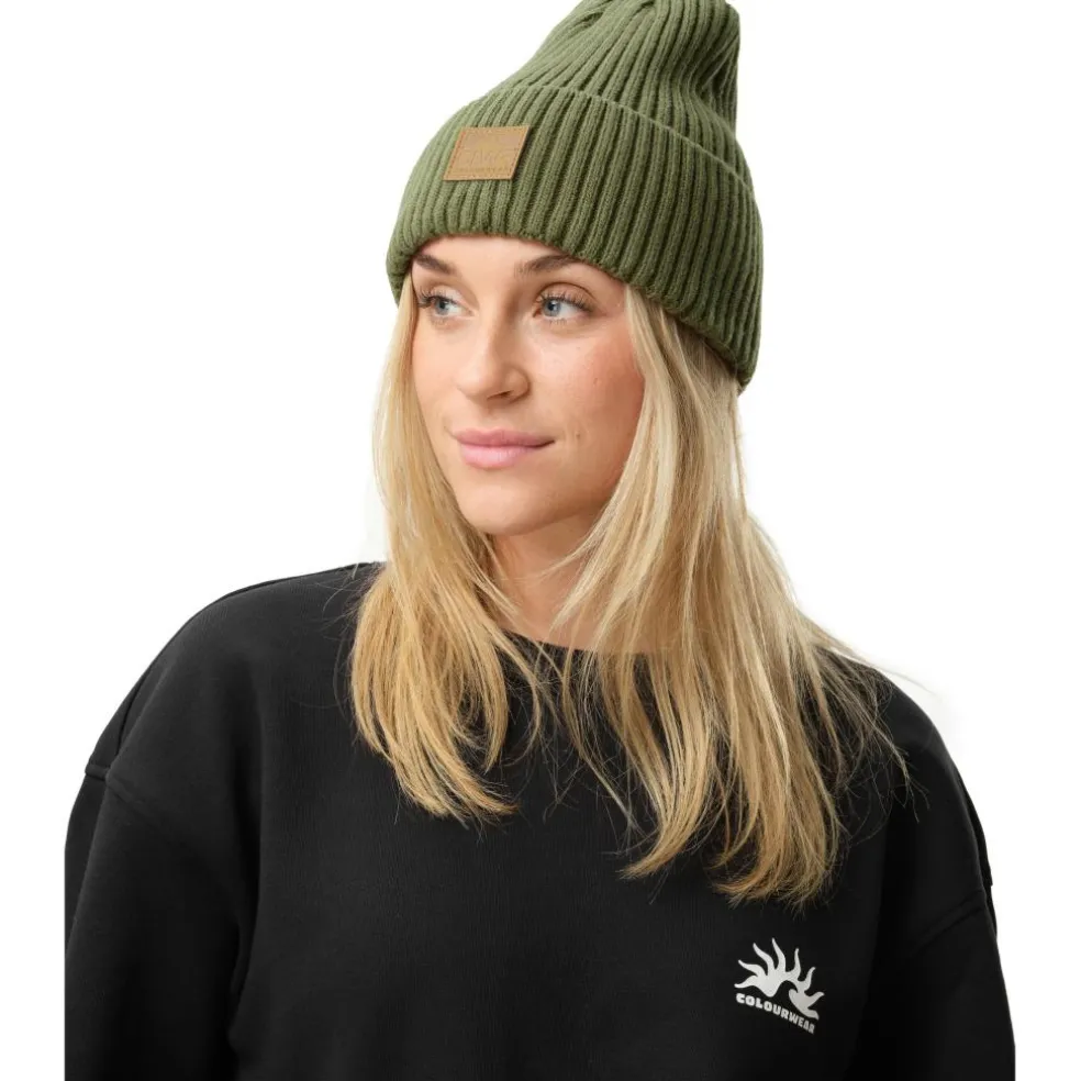 ColourWear Badge muts dark olive