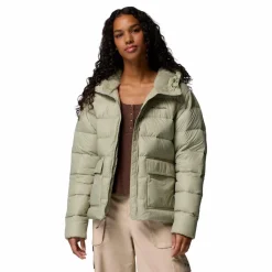 Columbia Harmony Falls Hooded Down outdoor jack dames  safari