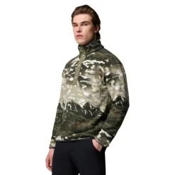 Columbia Helvetia II Printed Half Snap sweater heren safari sisters