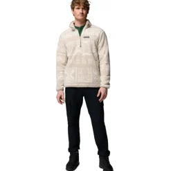 Columbia Rugged Ridge Sherpa Half Zip fleece sweater heren dark stone deschutes days