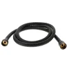 Comet Doucheslang zwart 150 cm
