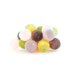 Cotton Ball Lights  Outdoor extension kit lichtsnoer glamping green