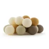 Cotton Ball Lights  Outdoor lichtsnoer glamping earth