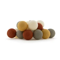 Cotton Ball Lights  Outdoor lichtsnoer glamping copper