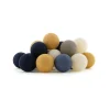 Cotton Ball Lights  Outdoor lichtsnoer glamping blue