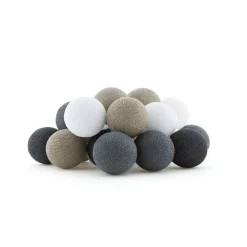 Cotton Ball Lights  Outdoor lichtsnoer glamping green