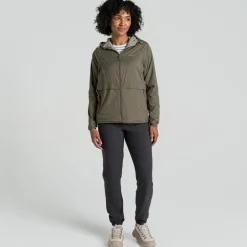 Craghoppers NosiLife Rosa Reversible outdoor jack dames wild olive