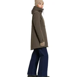 Didriksons Helle parka outdoor jack dames mocha brown