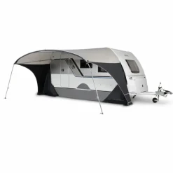 Doréma Porto voortentluifel 28 mm aluminium frame  antraciet grijs