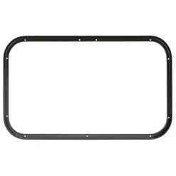 DWS Camping  Klapraam getint inclusief combihor wit 500 x 500  mm
