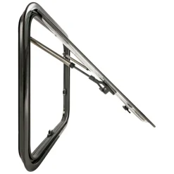 DWS Camping  Klapraam getint inclusief combihor wit 700 x 350  mm