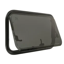 DWS Camping  Klapraam getint inclusief combihor wit 700 x 400  mm
