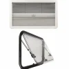 DWS Camping  Klapraam transparant inclusief combihor wit 1200 x 500 mm
