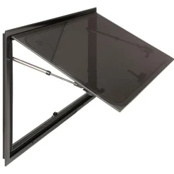 DWS Camping  Rechthoekig klapraam inclusief combihor zwart  1000 x 500 mm