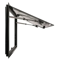 DWS Camping  Rechthoekig klapraam inclusief combihor zwart  800 x 400 mm