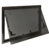 DWS Camping  Rechthoekig klapraam inclusief combihor zwart  700 x 450 mm