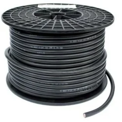 DWS Dubbel geïsoleerde kabel zwart 16 mm