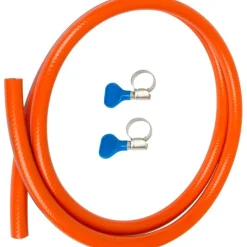 DWS PVC gasslang met slangklemmen 100 cm