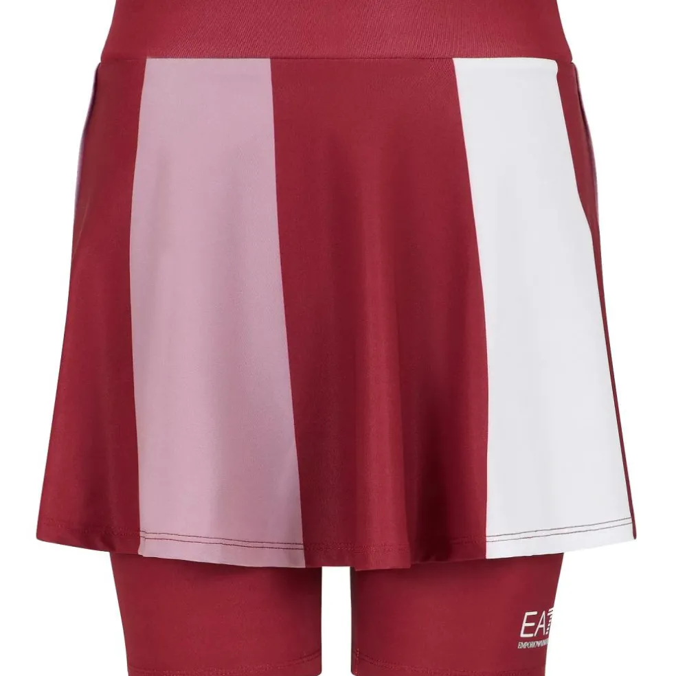 EA7 6DTN51-TJ04Z tennisrokje dames red