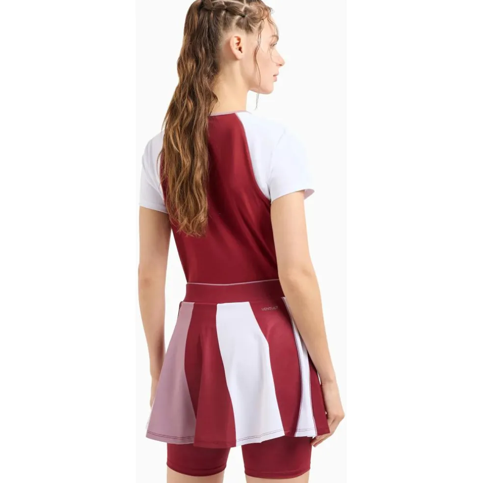 EA7 6DTN51-TJ04Z tennisrokje dames red