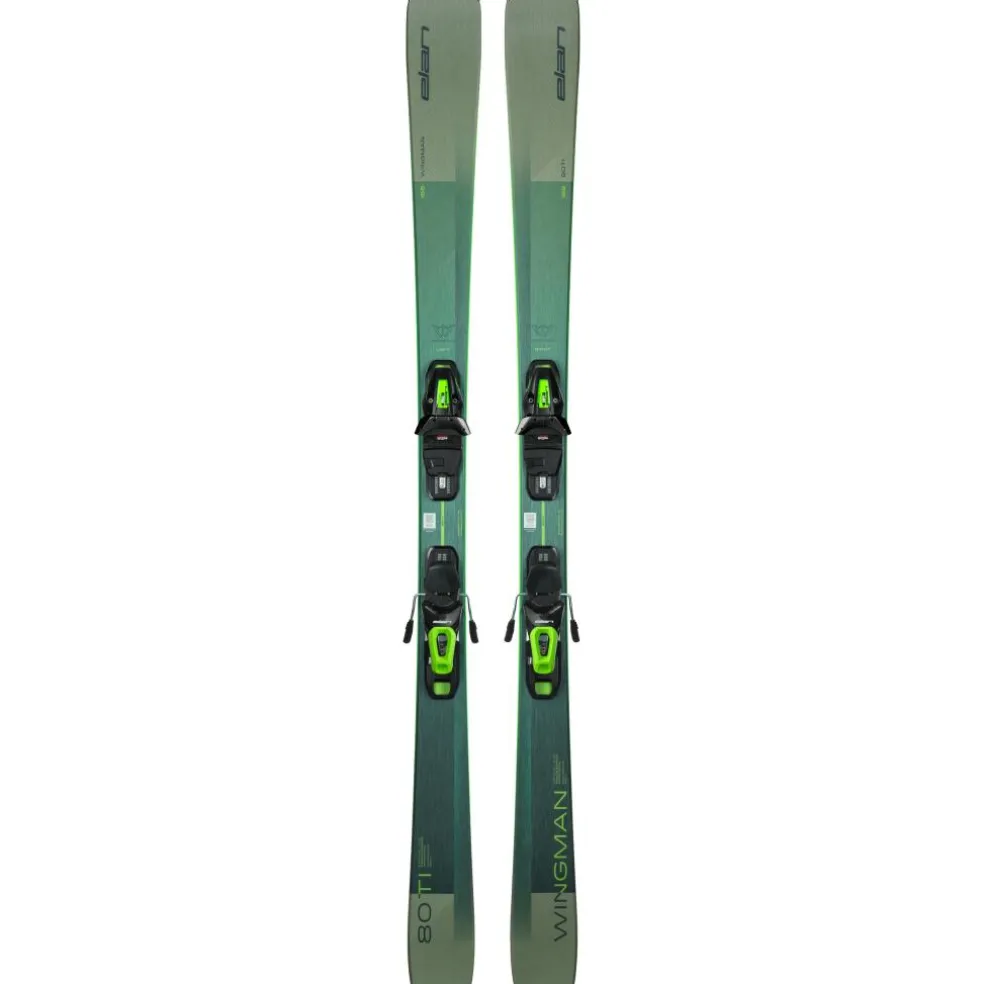Elan Wingman 80 Ti 25 - 26 ski's met EL 10.0 GW Shift binding